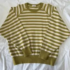 Pia Sports ストライプニットセーター　ボーダー　90s 日本製