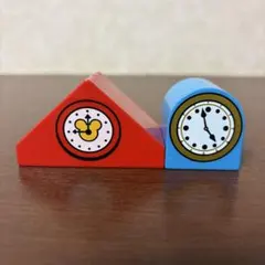 レゴ デュプロ 時計のプリントブロック