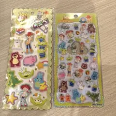 トイストーリー大好きセット　プチドロップステッカー、もっちりシール
