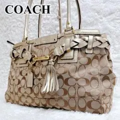 COACH コーチ ショルダーバッグ 花柄 ティーローズ スワッガー 27