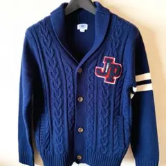 J PRESS 150 ジェープレス 紺 ニット カーディガン