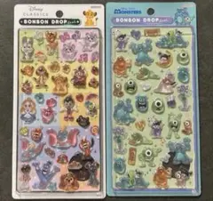【正規品】ディズニーボンボンドロップシール モンスターズインクラシック　2点