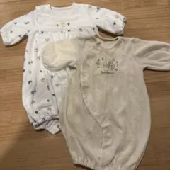 【バースデイ】長袖2wayオール 2点セット 50-60cm