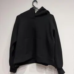 allureville ブラックパーカー フード付きのサムネイル
