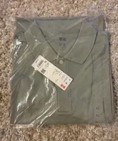 ⭐︎新品タグ付き/ユニクロ/エアリズムコットン鹿子ポロシャツ/XL