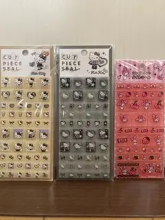 サンリオ　My Melody タイルシール/キティ　カットピースシール