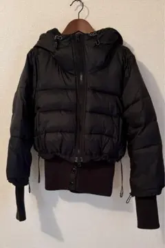 値下げ！adidas×stella mccartneyフード付きショート丈ダウン