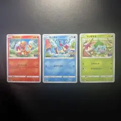 【商品番号4】ヒトカゲ ゼニガメ フシギダネ ポケモンGO プロモセット