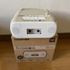TOSHIBA CDラジオカセットレコーダー TY-CDS9 ホワイト - メルカリ