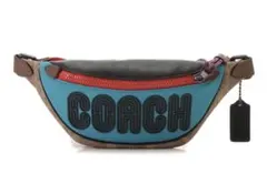 美品　COACHコーチ　ウエストポーチ　ベルトバッグ マルチカラー