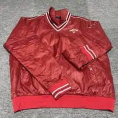 Callaway チェック柄ジャケット 3L レッド