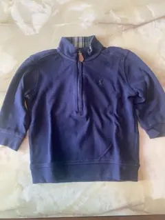 【美品】Ralph Lauren ネイビー トレーナー 24M 80cm