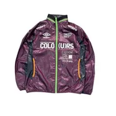 7LA1 umbro トラックジャケット　ジャージ　紫　L 古着