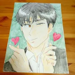 オリジナル　手描き　アナログ　手描きイラスト