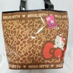 未使用品　キティ　保冷　トートバッグ　ヒョウ柄　平成レトロ