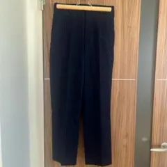 UNIQLO ネイビー チェック柄 スラックス