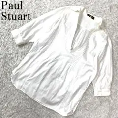 Paul Stuart チュニックシャツ ホワイト 6 B1143