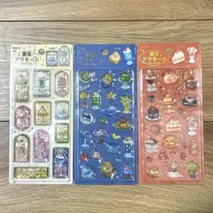 【正規品】喫茶アラモード3種セット　きゅるるんシール