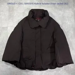 【美品】ユニクロ+J レディース ハイブリッド ボリューム ダウンジャケット