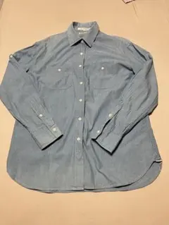 GREEN LABEL RELAXING デニム長袖シャツ 40 ライトブルー