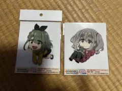ゆるキャン△耐水ステッカー二枚セット