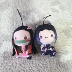 新品未使用 鬼滅の刃 もちぴこマスコット3 胡蝶しのぶ ぬいぐるみ