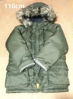 ベビーGAP ダウンコート 110 cm カーキ