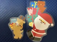 ゆんママ様専用★壁面飾り2点★クリスマス★サンタ&トナカイ★ ラミネート済