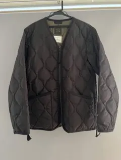 TAION ミリタリーVネックジップダウンジャケット