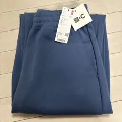 UNIQLO :C スウェットワイドパンツ ブルー S
