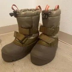 【ほぼ未使用】モンベル　パウダーブーツ Kid's 16　スノーブーツ　雪遊び