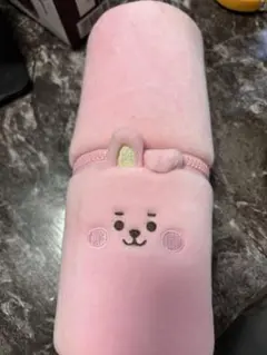 BT21 COOKY ぬいぐるみ ペンケース ポーチ ピンクのサムネイル