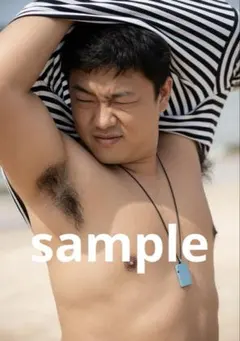 AI男子 ゲイ マッチョ 筋肉 ボーダー グラビア写真 G7