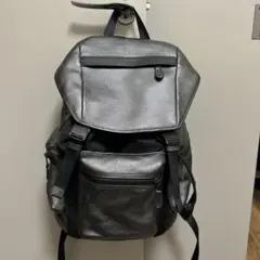 COACH シルバー バックパック