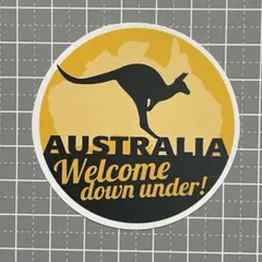 【YYY-38】防水ステッカー 国旗 旅行 トラベル オーストラリア シドニー