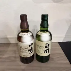 山崎、白州12年 ウイスキー 700ml 2本セット - メルカリ
