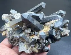 スモーキークォーツクラスター　ブラジル産　煙水晶　パワーストーン　浄化　邪気払い