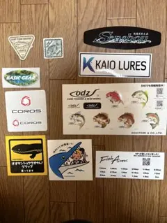 釣りステッカー10枚セット