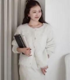 ［nanamiさんコラボ］前後2wayシャギーニット トップス