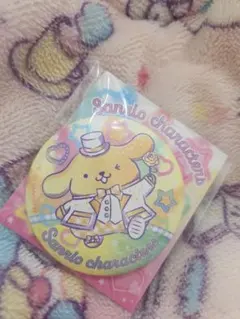 サンリオキャラクターズ　セブンイレブン　缶バッジ　ポムポムプリン