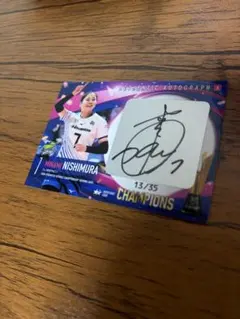 万代真奈美選手 SAGA久光スプリングス 直筆サイン入りカード - メルカリ
