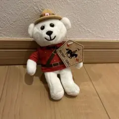 RCMP GRC カナダ騎馬警察 テディベア ぬいぐるみしろくま