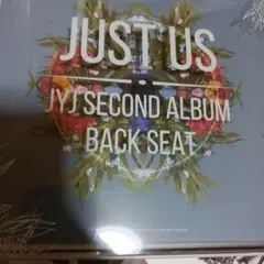 JYJ JUST US セカンドアルバム BACK SEAT生写真特典付き