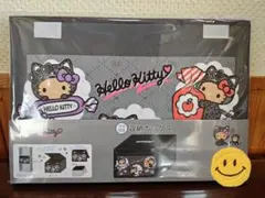 【最終値下げ／新品】①ハローキティ　日焼けキティ　ヒョウ柄　フタ付き収納ボックス