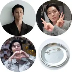 パクソジュン 缶バッジ 3点 58mm ピンバッジ 缶バッチ 韓国ドラマ グッズのサムネイル