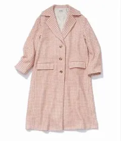 新品タグ付き ROPE ロングコート チェック柄のサムネイル