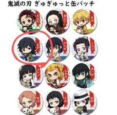 鬼滅の刃 冨岡義勇 缶バッチ