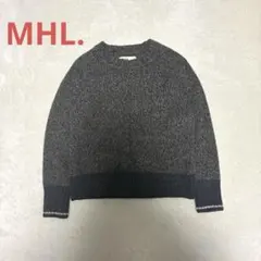 MHL. マーガレットハウエル ウール クルーネックセーター グレー Mサイズ