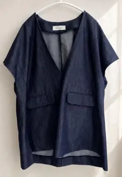 極美品✨エマテイラー リネンライクフラップポケットプルオーバー