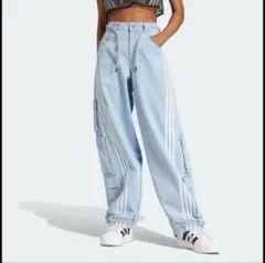 Adidas ADILLENUM 27サイズ デニムパンツ ブルー JY4515 - メルカリ